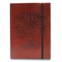 Cuaderno pequeño con elástico - Árbol de la vida | HogarLider