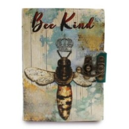 Cuaderno de cuero "Bee Kind" | HogarLider
