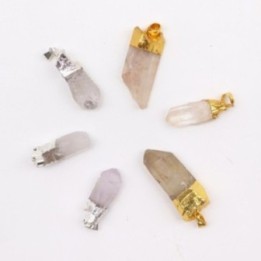 Colgantes de cuarzo transparente… · AW-GemPD-32 | HogarLider