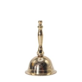 Pequeña campana de latón para altar - Penta Moon | HogarLider
