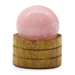 Esfera de cristal de cuarzo rosa de… · AW-GemS-15 | HogarLider
