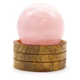 Esfera de cristal de cuarzo rosa de… · AW-GemS-25 | HogarLider