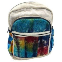 Mochila mediana de cáñamo Tiedye sin estampado | HogarLider