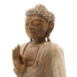Estatua de Buda blanqueada - 30 cm… · AW-HCBS-19 | HogarLider