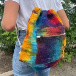 Bolsa de cuerda de cáñamo Tiedye | HogarLider