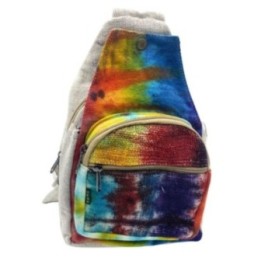 Bolso bandolera de cáñamo Tiedye | HogarLider