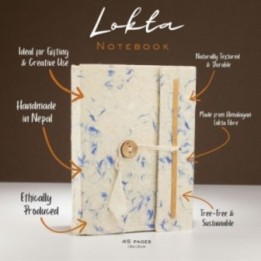 Cuaderno de algodón azul mixto… · AW-Lokta-02 | HogarLider