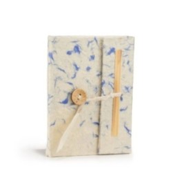 Cuaderno grande de algodón azul… · AW-Lokta-03 | HogarLider
