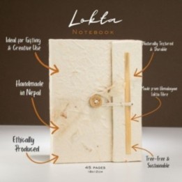 Cuaderno de flores mezcladas Med… · AW-Lokta-08 | HogarLider