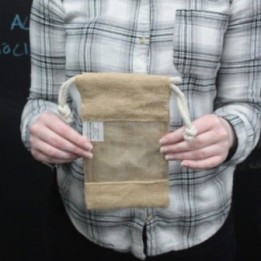 Med - Bolsa Ventana Yute 20x12cm | HogarLider