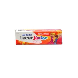 Lacer Junior Gel Dental 75ml Sabor Fresa | HogarLider