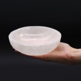 Cuenco Redondo de selenita - 15cm | HogarLider