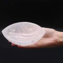 Cuenco con forma de ojo de Selenita - 15cm | HogarLider