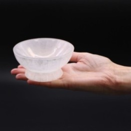 Cuenco ritual de selenita - 10cm | HogarLider