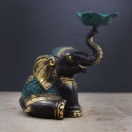 Portavelas / Incienso Elefante Mediano | HogarLider
