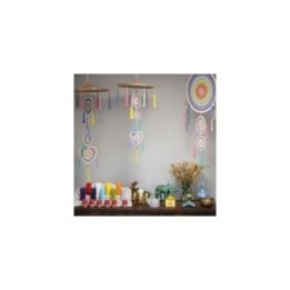 Atrapasueños Extra Grande Drama - Pastel Rainbow | HogarLider
