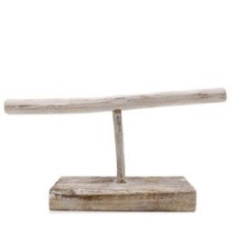 Soporte de joyería de una sola rama - Blanqueado | HogarLider