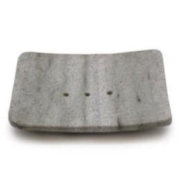 Jabonera de piedra Ziolit de forma cuadrada | HogarLider