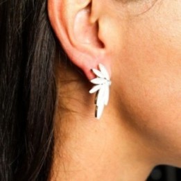 Pendientes de Cristal Vintage - Hadas - Perla | HogarLider