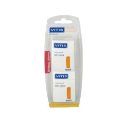 Vitis Seda Dental Con Cera 2x50m | HogarLider