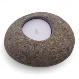 Portavelas de piedra de río natural… · AW-RSCH-01 | HogarLider