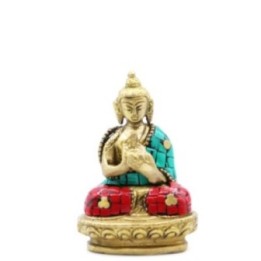 Figura de Buda de Latón - Bendición - 7.5cm | HogarLider