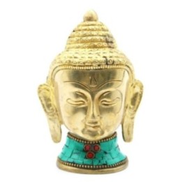 Figura de Buda de Latón - Cabeza Gr- 11.5 cm | HogarLider