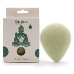 Esponja Facial Konjac - Aloe Vera - Cicatrizante | HogarLider