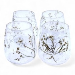 Portavelas de Vidrio floral natural… · AW-NFG-03 | HogarLider