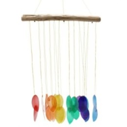 Carrillon de Madera - Hojas Grandes Arco Iris | HogarLider