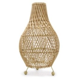 Lampara de Mesa de Ratán - Natural | HogarLider