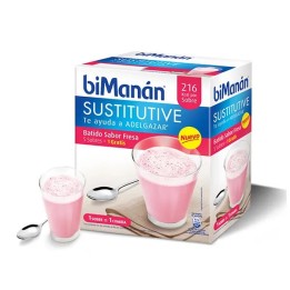 Bimanán Sustitutive Batido Fresa 5 Unidades | HogarLider