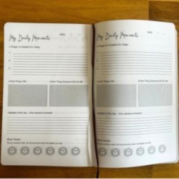 Diario de gratitud marfil con… · AW-NoteB-13 | HogarLider