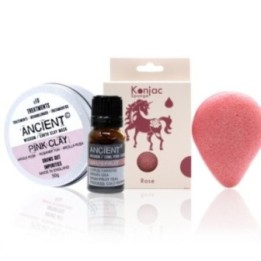 Esponja Konjac Rosa, Arcilla y Aceite Esencial | HogarLider