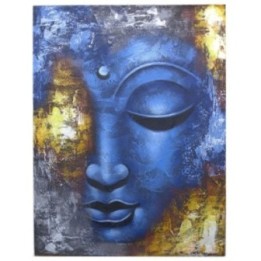 Cuadro de Buda - Cara Azul Abstracta | HogarLider