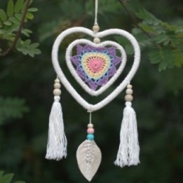 Atrapasueños - Corazón Multicolor Mediano | HogarLider