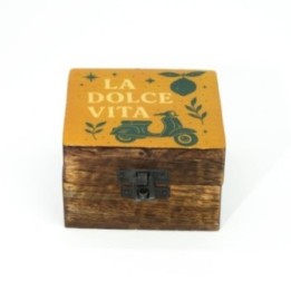 Pequeña caja esmaltada - La Dolce Vita | HogarLider