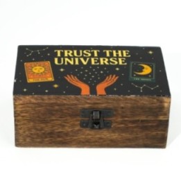 Caja esmaltada mediana - Confía en el Universo | HogarLider