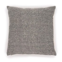 Funda de Cojín Clásico - Chevron Gris - 40x40cm | HogarLider