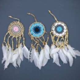 Atrapasueños-Macramé Azul 9cm (Colores Surtidos) | HogarLider