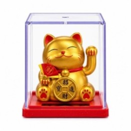 Mini gato de la fortuna con energía… · AW-MCat-09 | HogarLider