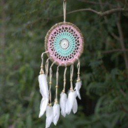 Atrapasueños-Macramé Rosa 16cm… · AW-MDC-05 | HogarLider