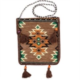 Bolso bandolera de festival Kilim beige | HogarLider