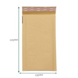 Sobre kraft acolchado con burbuja (135x225+40mm) | HogarLider