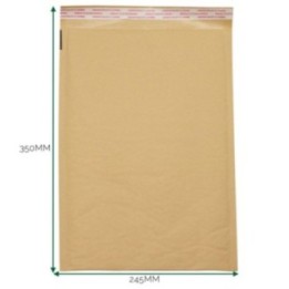 Sobre acolchado Kraft con burbuja (245x350+40mm) | HogarLider