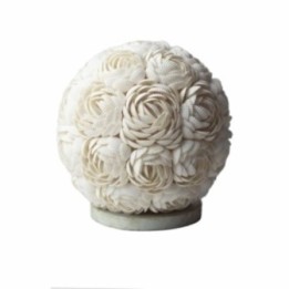 Lámpara Boho Sea Shell - Globo Rosa - 20cm | HogarLider