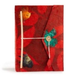 Lokta Bold Floral Notebook – Grande… · AW-Lokta-21 | HogarLider