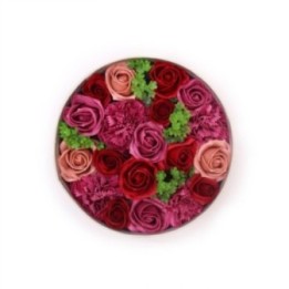 Caja Redonda - Rosas Vintage | HogarLider