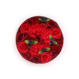 Caja Redonda - Rosas Rojas Clásicas | HogarLider