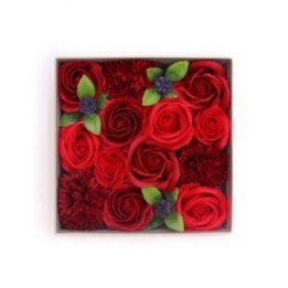 Caja Cuadrada - Rosas Rojas Clásicas | HogarLider